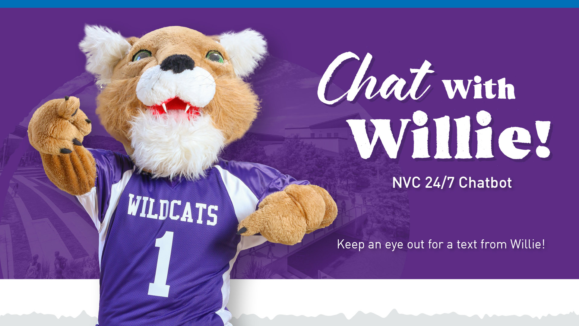 챗봇 윌리와 채팅하세요!