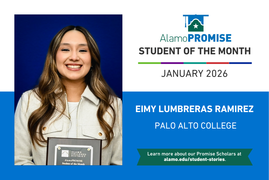 사진: Eimy Lumbreras Ramirez가 상을 받고 있습니다. 텍스트: 토토사이트 Promise 이달의 학생, 2026년 1월 | Eimy Lumbreras 라미레즈 팔로 알토 대학 | 토토사이트.edu/student-stories에서 Promise Scholars에 대해 자세히 알아보세요.