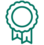 알라모 대학 지구 녹색 리본 개요 아이콘