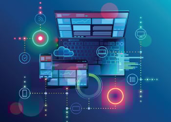 노트북 및 컴퓨터 기술의 그림