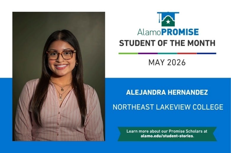 Northeast Lakeview 토토사이트의 2026년 5월 토토사이트PROMISE 이달의 학생 Alejandra Hernandez의 초상화.