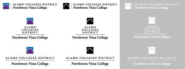 일반 및 대체(스택) 로고