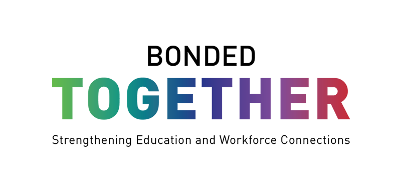 텍스트: 함께 결속되어 교육 및 인력 연결 강화