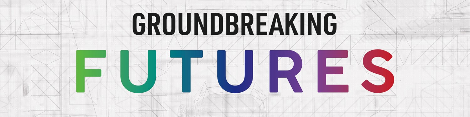 텍스트: 획기적인 미래