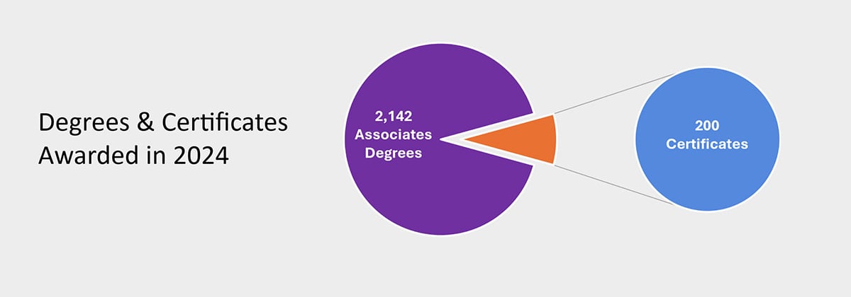 2024년에 수여된 학위 및 인증서