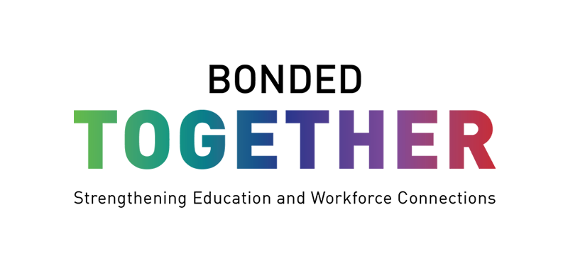 텍스트 : 함께 결합하여 교육 및 인력 연결 강화