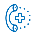 아이콘 : Medical Plus 표시와의 전화