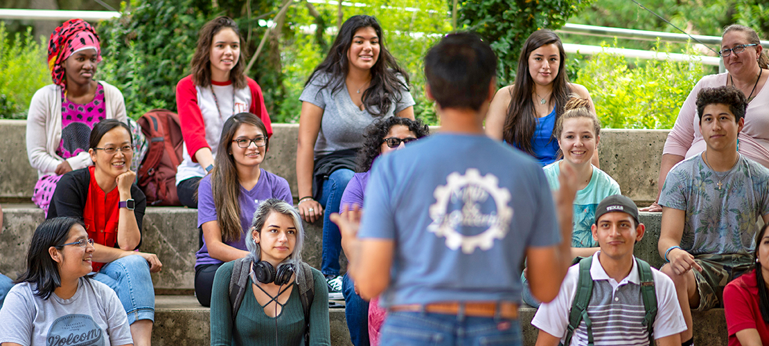 새로운 학생 오리엔테이션 학생