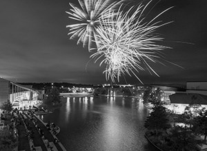 축하 불꽃 놀이